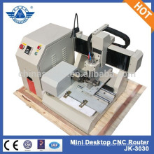 Desktop design small JK-3030W woodworking cnc router for hobby user